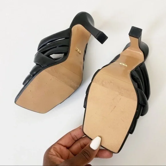 NWOT zara padded black heels - Picture 6 of 13